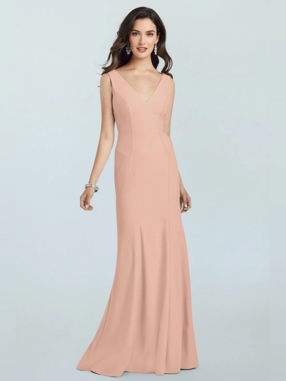 dessy pink bridesmaid dresses Dessy Collection 3123